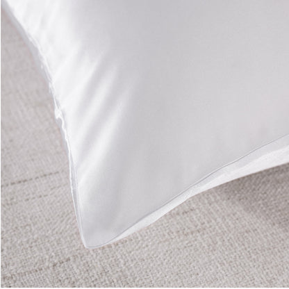 Royal Comfort Mulberry Soft Silk Hypoallergenic Pillowcase Twin Pack 51 x 76cm - White-Pillowcases-PEROZ Accessories