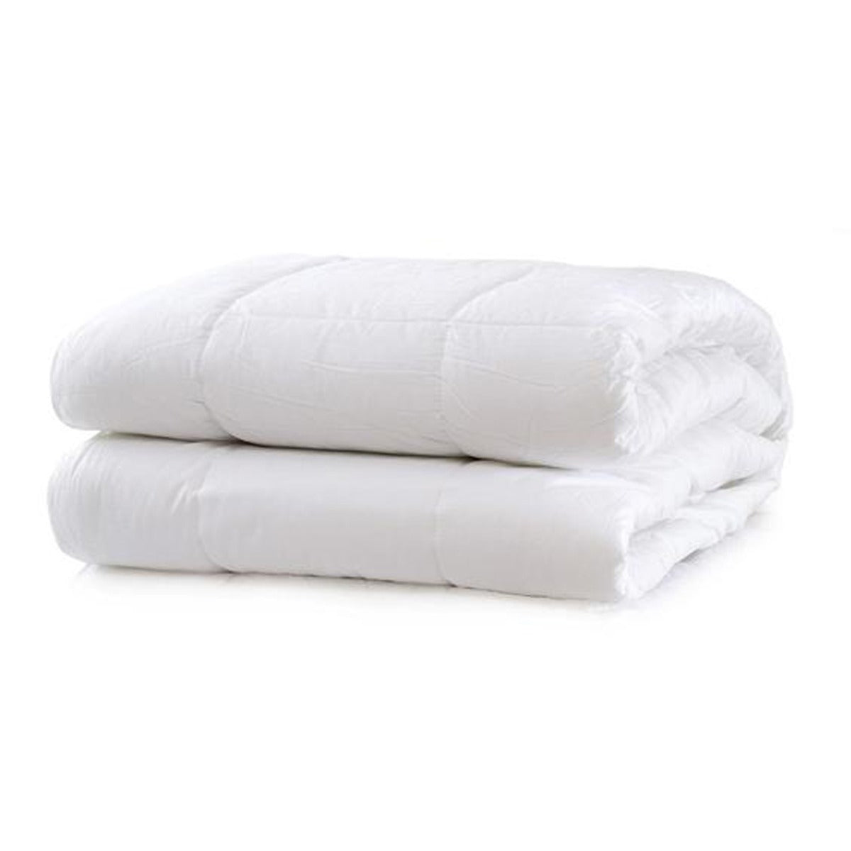 Royal Comfort Fitted Foam Cover Underlay Goose Mattress Topper 1000GSM - Double - White-Home &amp; Garden &gt; Bedding-PEROZ Accessories