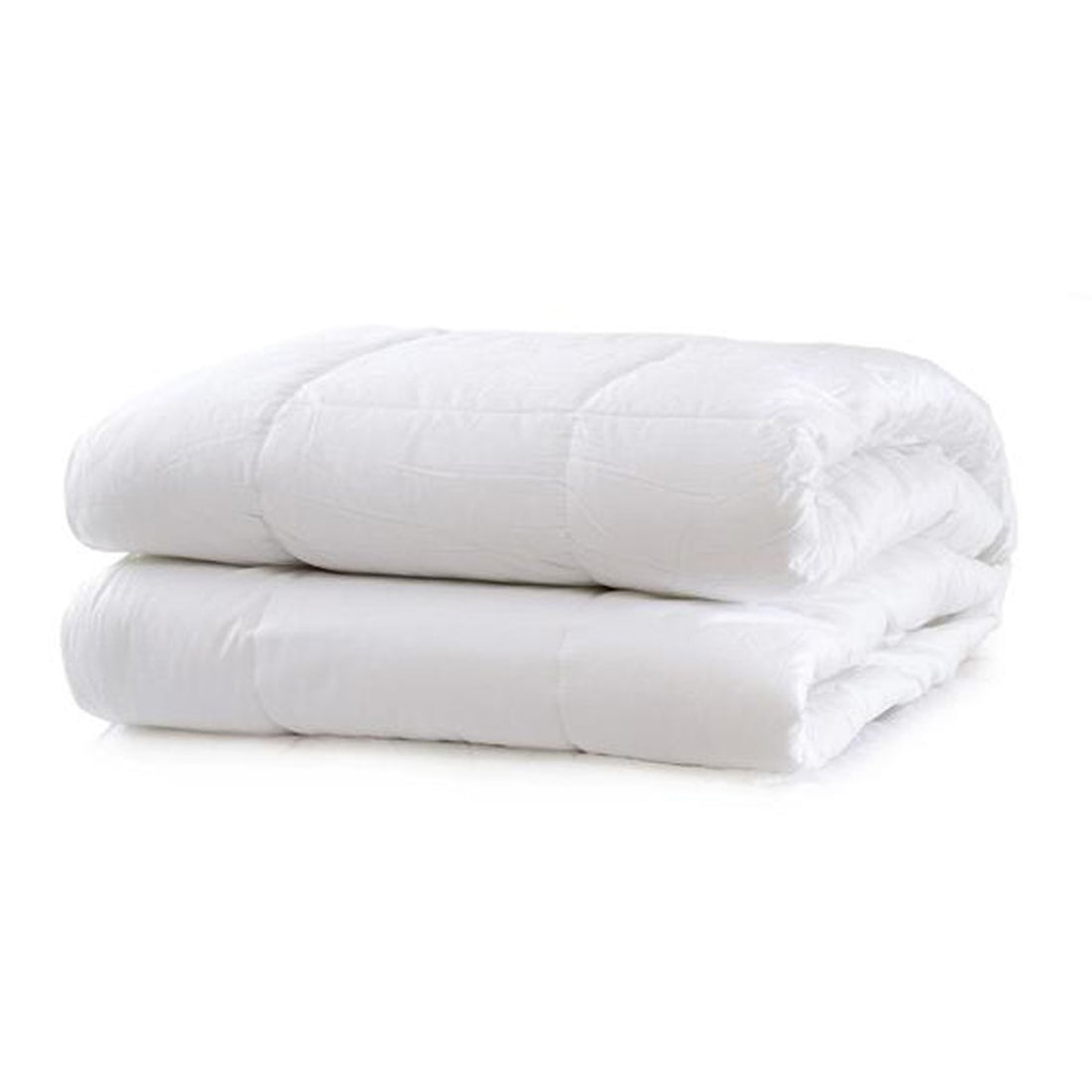 Royal Comfort Fitted Foam Cover Underlay Goose Mattress Topper 1000GSM - Queen - White-Home &amp; Garden &gt; Bedding-PEROZ Accessories