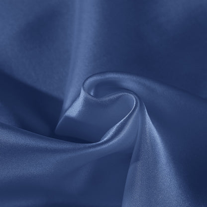Royal Comfort Mulberry Soft Silk Hypoallergenic Pillowcase Twin Pack 51 x 76cm - Navy-Pillowcases-PEROZ Accessories