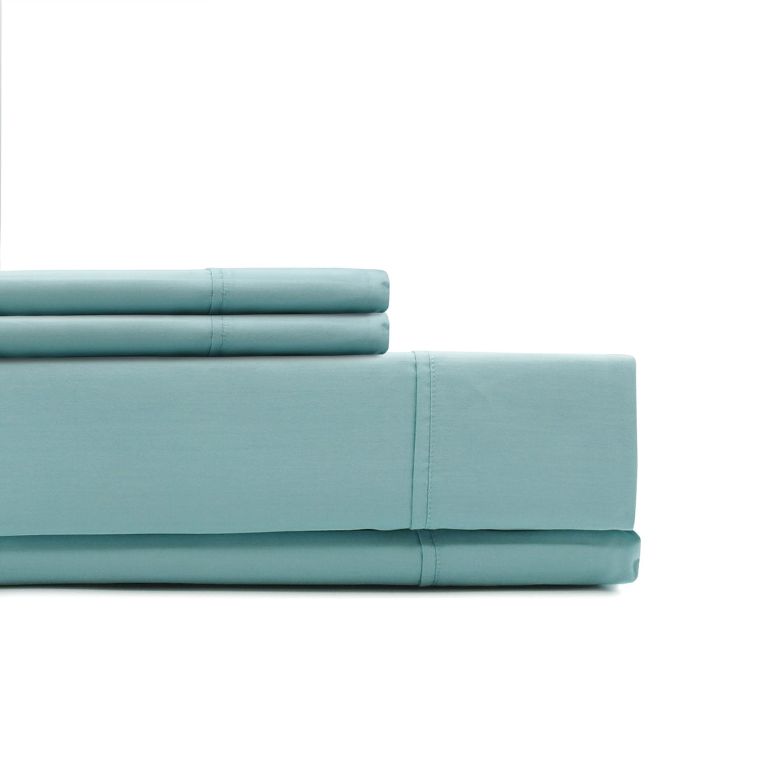 Royal Comfort 1000 Thread Count Sheet Set Cotton Blend Ultra Soft Touch Bedding - King - Green Mist-Bed Sheets-PEROZ Accessories