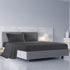 Royal Comfort 1000TC Hotel Grade Bamboo Cotton Sheets Pillowcases Set Ultrasoft - Queen - Pewter-Bed Sheets-PEROZ Accessories