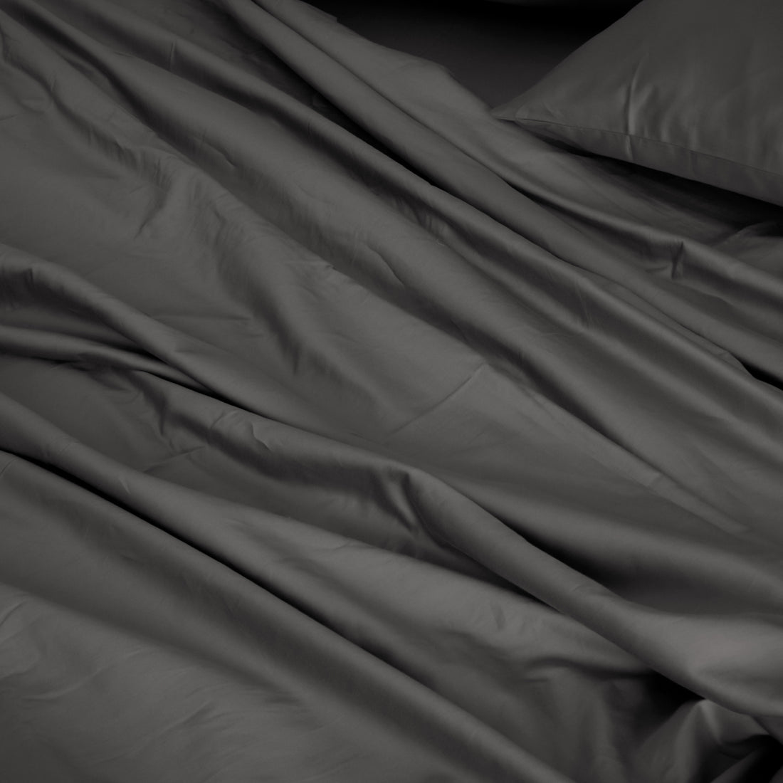 Royal Comfort 1000TC Hotel Grade Bamboo Cotton Sheets Pillowcases Set Ultrasoft - Queen - Pewter-Bed Sheets-PEROZ Accessories
