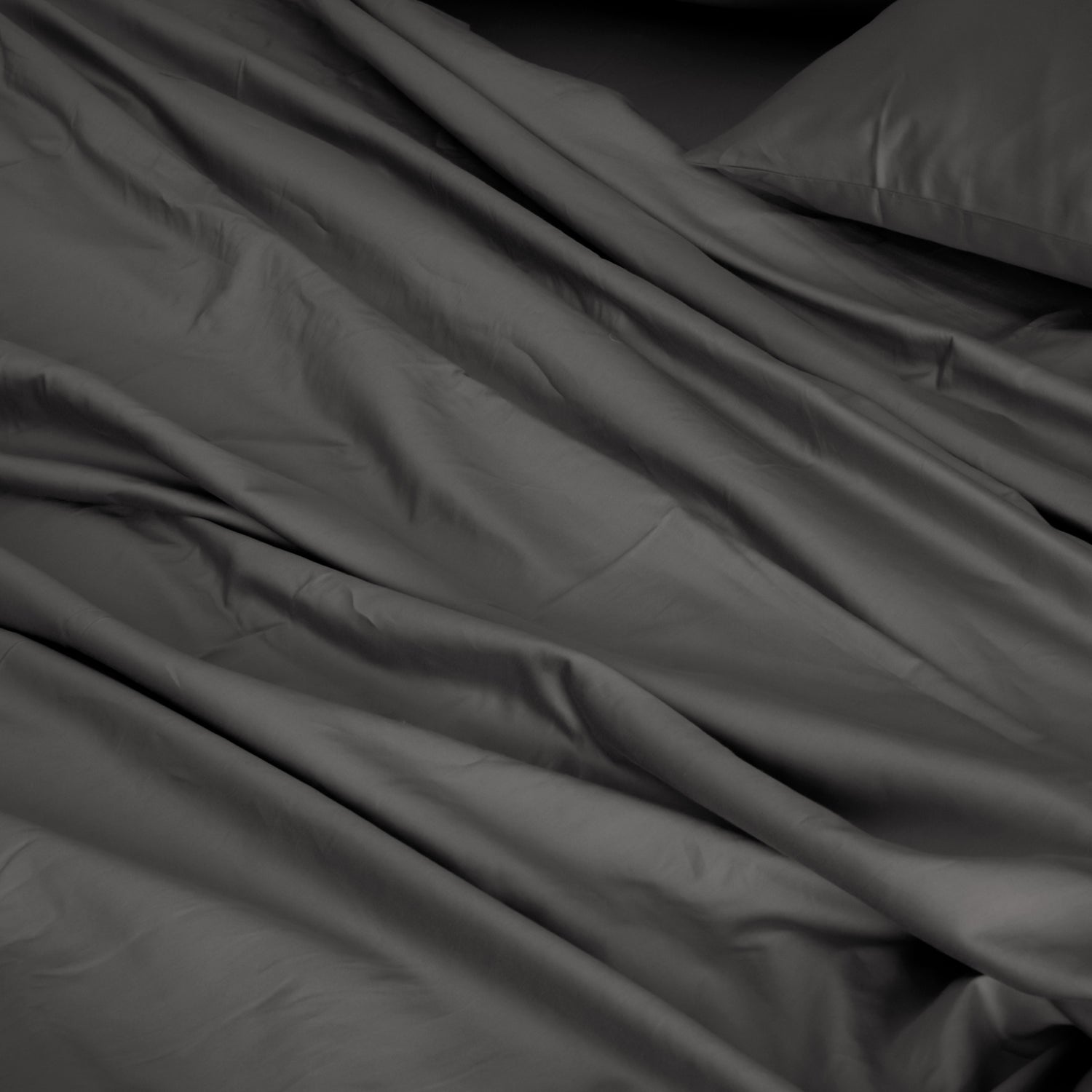 Royal Comfort 1000TC Hotel Grade Bamboo Cotton Sheets Pillowcases Set Ultrasoft - Queen - Pewter-Bed Sheets-PEROZ Accessories
