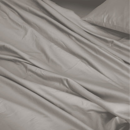 Royal Comfort 1000TC Hotel Grade Bamboo Cotton Sheets Pillowcases Set Ultrasoft - Queen - Dove-Bed Sheets-PEROZ Accessories