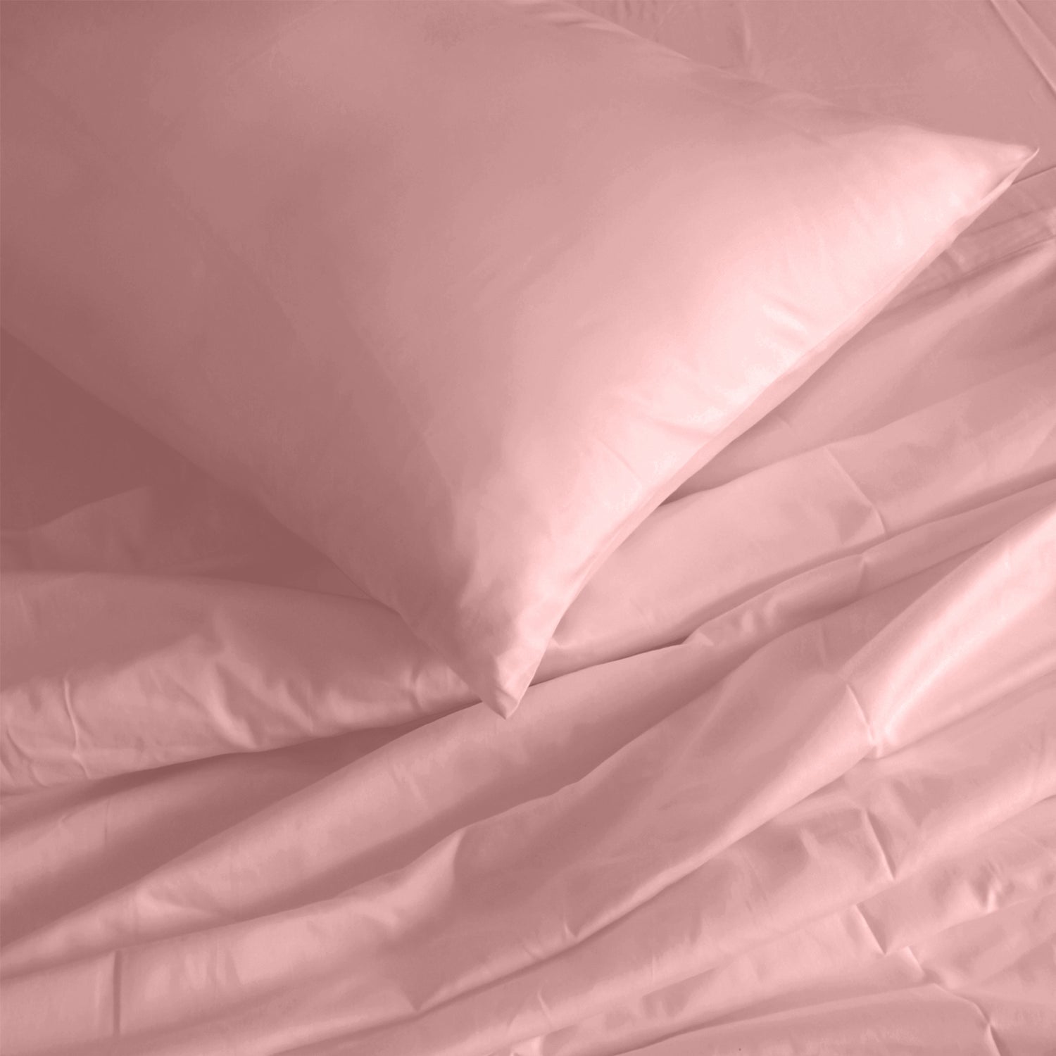 Royal Comfort 1000TC Hotel Grade Bamboo Cotton Sheets Pillowcases Set Ultrasoft - Queen - Blush-Bed Sheets-PEROZ Accessories