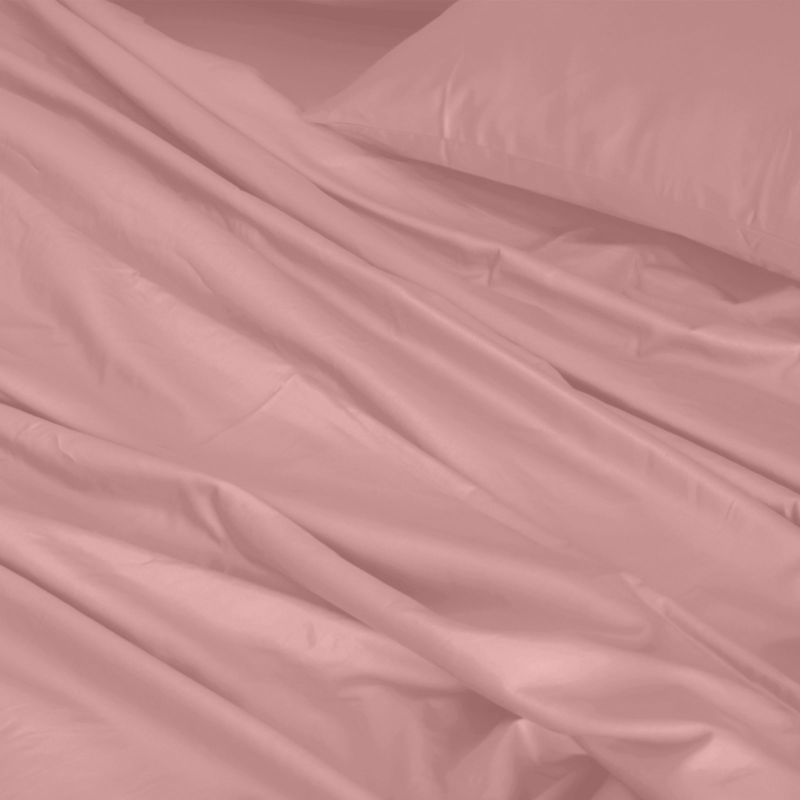 Royal Comfort 1000TC Hotel Grade Bamboo Cotton Sheets Pillowcases Set Ultrasoft - Queen - Blush-Bed Sheets-PEROZ Accessories
