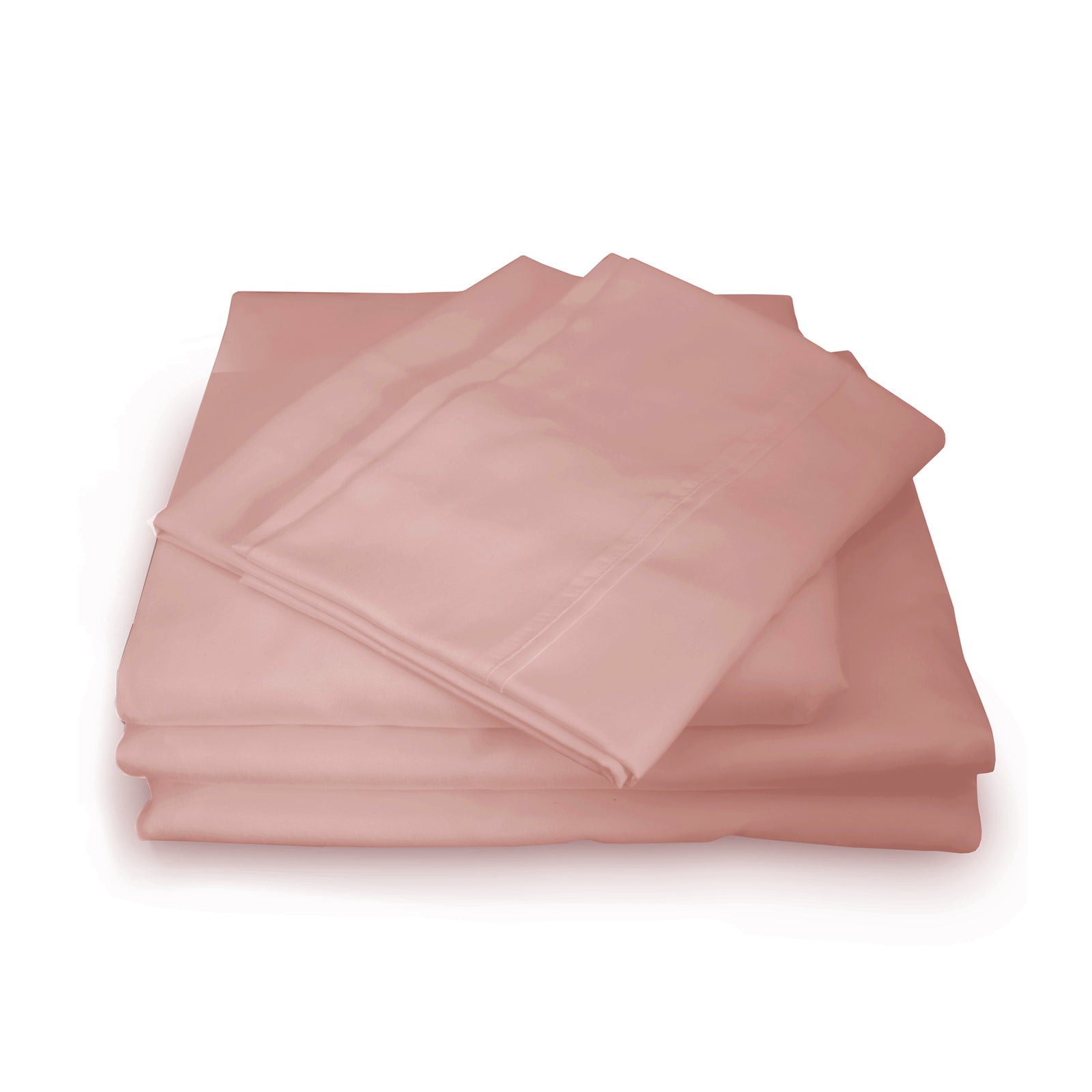 Royal Comfort 1000TC Hotel Grade Bamboo Cotton Sheets Pillowcases Set Ultrasoft - Queen - Blush-Bed Sheets-PEROZ Accessories
