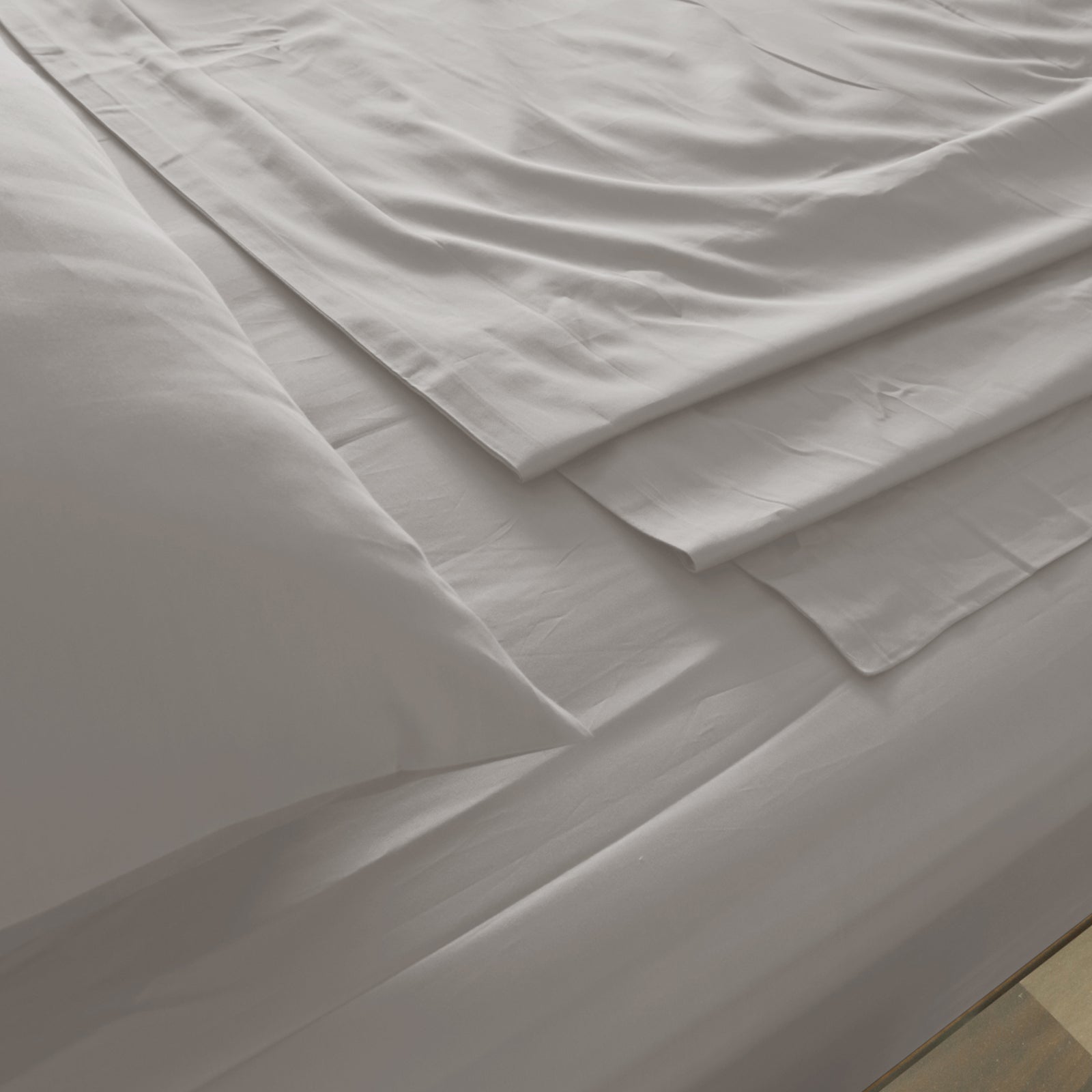 Royal Comfort 1000TC Hotel Grade Bamboo Cotton Sheets Pillowcases Set Ultrasoft - King - Dove-Bed Sheets-PEROZ Accessories