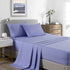 Royal Comfort 2000 Thread Count Bamboo Cooling Sheet Set Ultra Soft Bedding - King Single - Mid Blue-Home & Garden > Bedding-PEROZ Accessories