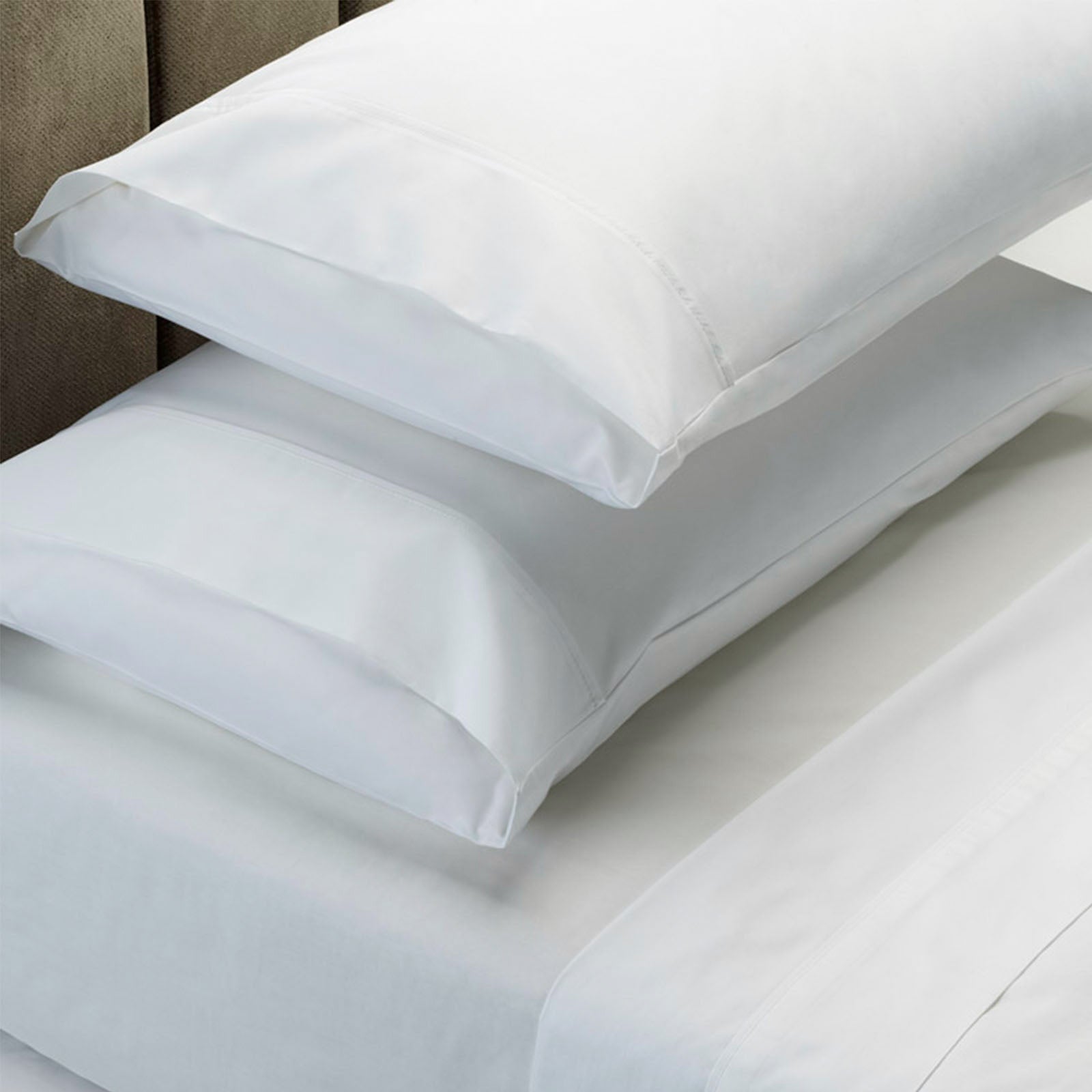 Royal Comfort 1000 Thread Count Sheet Set Cotton Blend Ultra Soft Touch Bedding - Queen - White-Bed Sheets-PEROZ Accessories