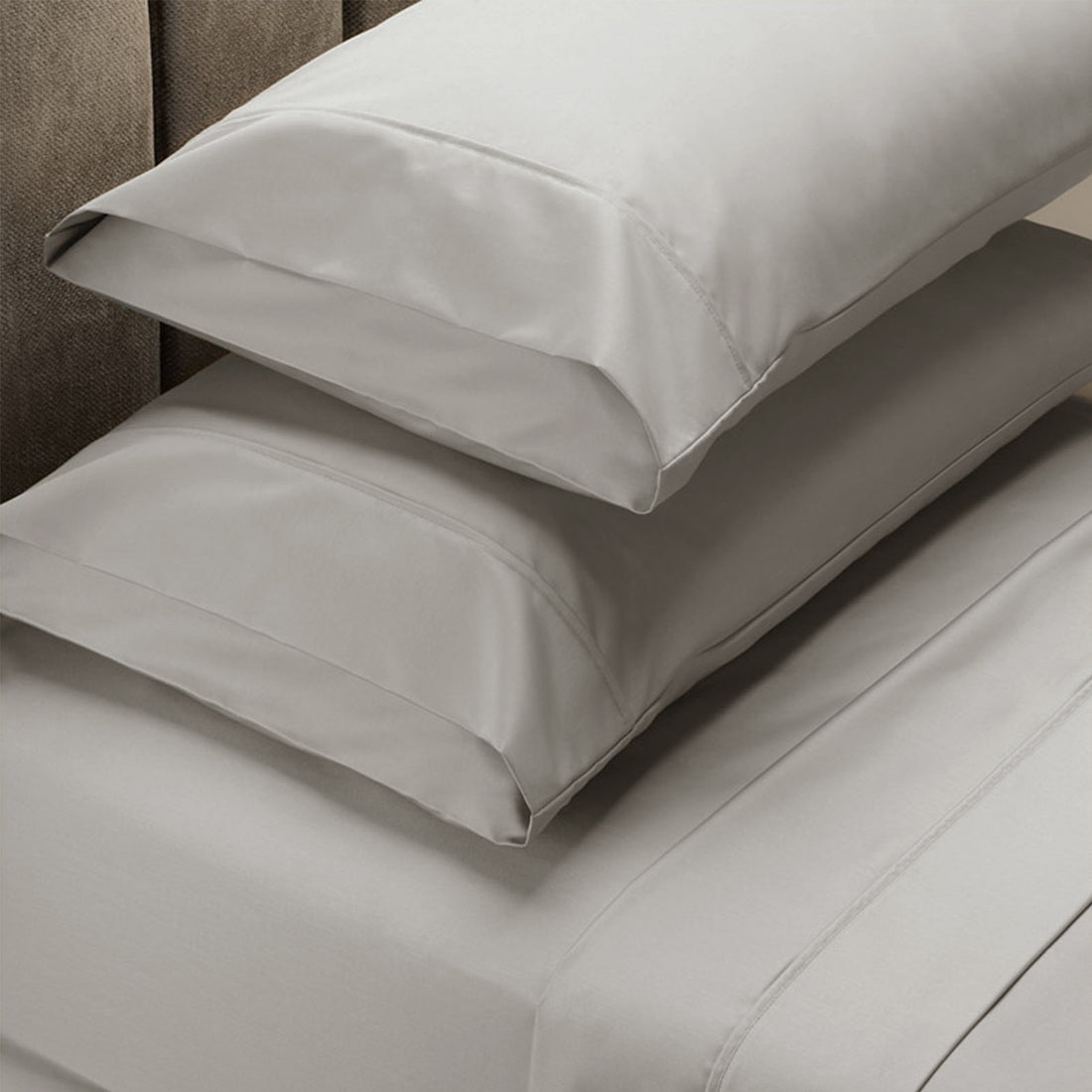 Royal Comfort 1000 Thread Count Sheet Set Cotton Blend Ultra Soft Touch Bedding - Queen - Silver-Bed Sheets-PEROZ Accessories
