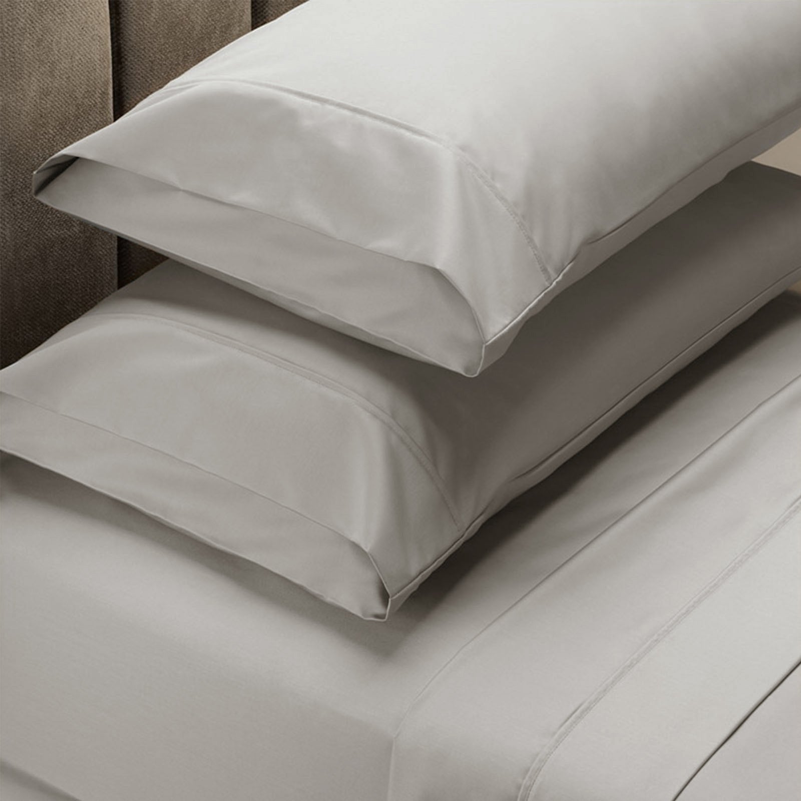Royal Comfort 1000 Thread Count Sheet Set Cotton Blend Ultra Soft Touch Bedding - Queen - Silver-Bed Sheets-PEROZ Accessories