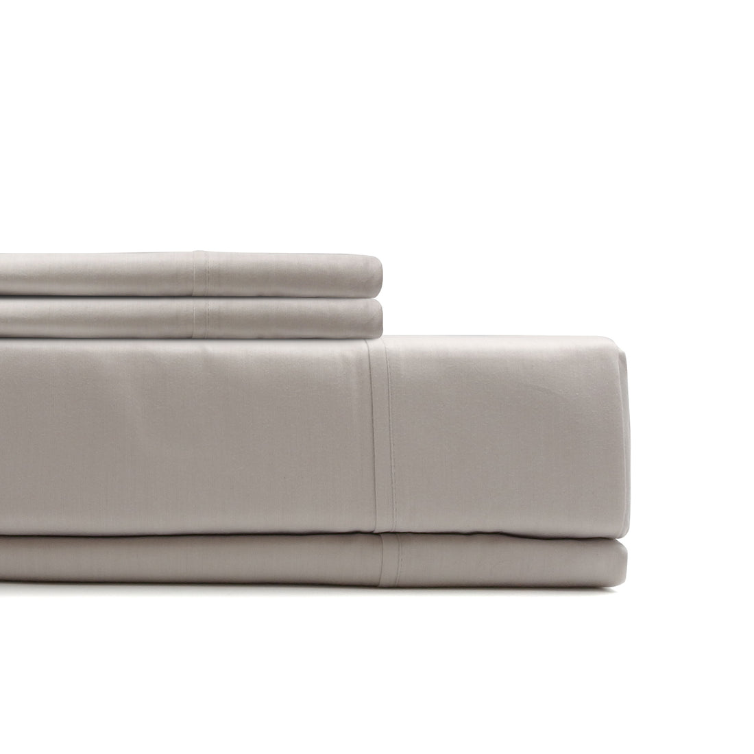 Royal Comfort 1000 Thread Count Sheet Set Cotton Blend Ultra Soft Touch Bedding - Queen - Silver-Bed Sheets-PEROZ Accessories