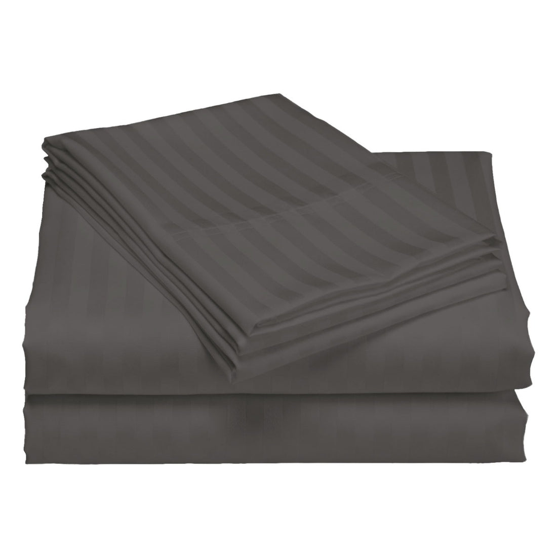 Royal Comfort 1200TC Quilt Cover Set Damask Cotton Blend Luxury Sateen Bedding - Queen - Charcoal Grey-Home & Garden > Bedding-PEROZ Accessories