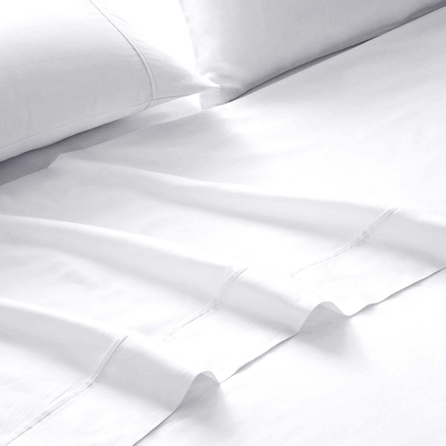 Royal Comfort 1500 Thread Count Cotton Rich Sheet Set 4 Piece Ultra Soft Bedding - Double - White-Home &amp; Garden &gt; Bedding-PEROZ Accessories