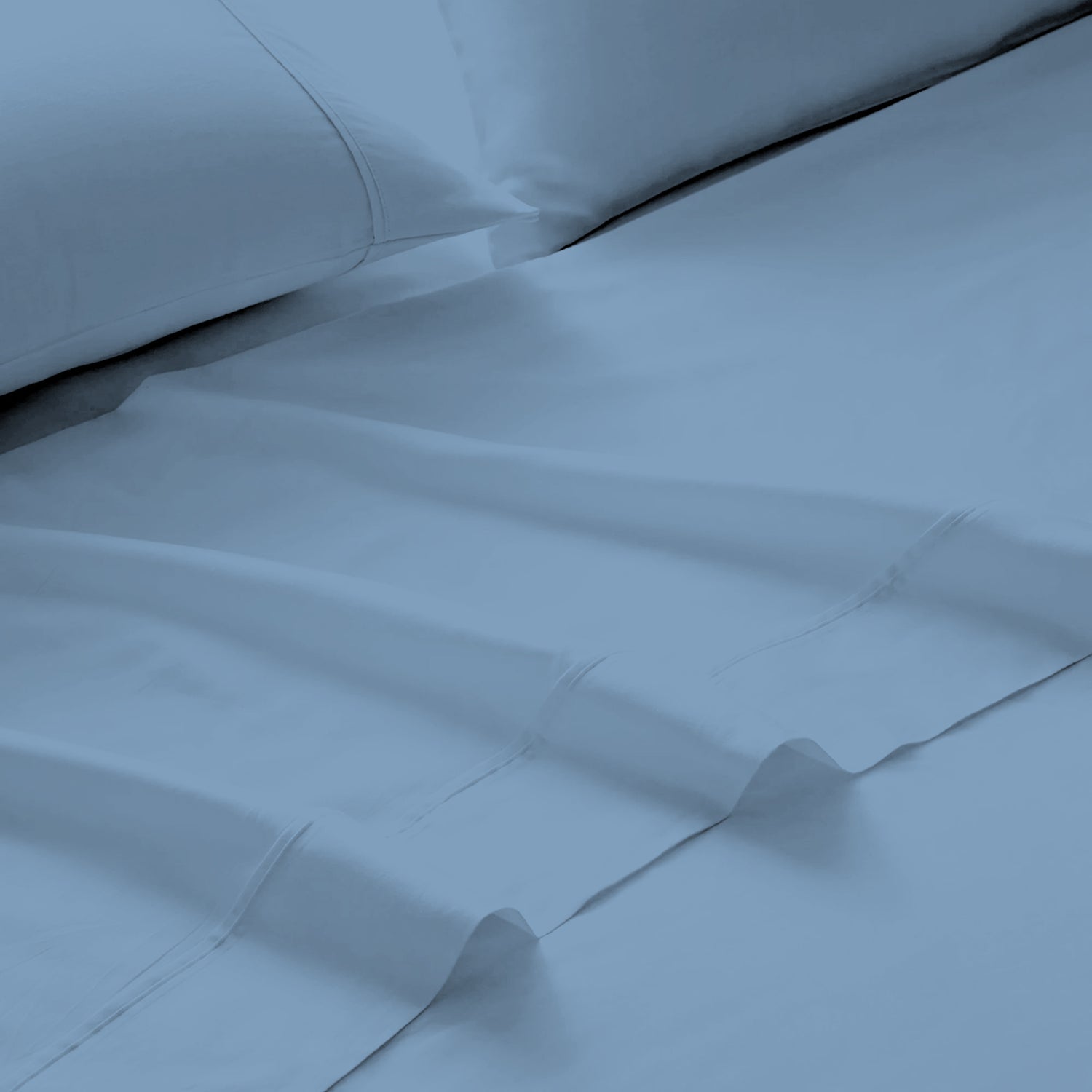 Royal Comfort 1500 Thread Count Cotton Rich Sheet Set 4 Piece Ultra Soft Bedding - Double - Indigo-Home &amp; Garden &gt; Bedding-PEROZ Accessories