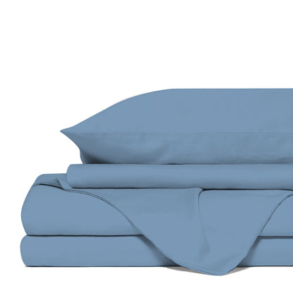Royal Comfort 1500 Thread Count Cotton Rich Sheet Set 4 Piece Ultra Soft Bedding - Double - Indigo-Home &amp; Garden &gt; Bedding-PEROZ Accessories