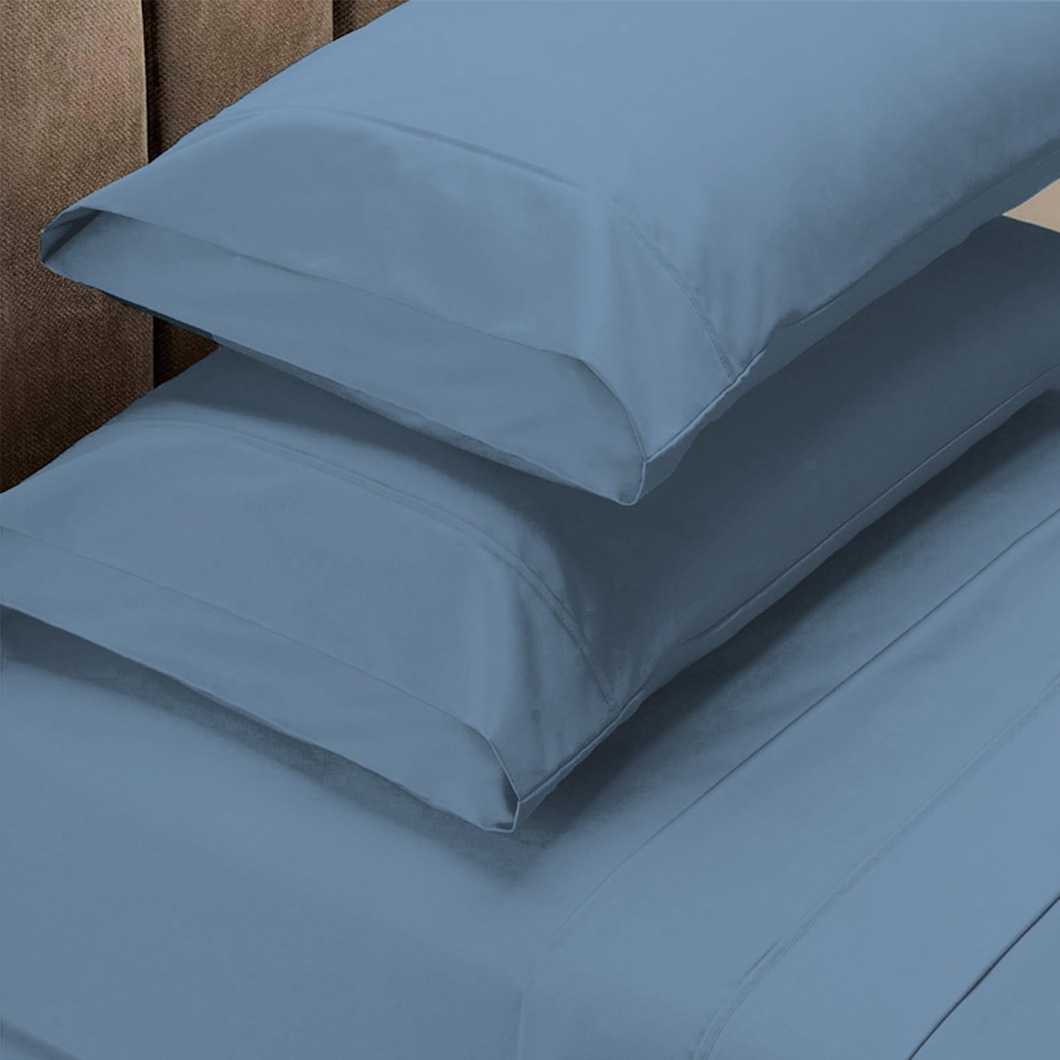 Royal Comfort 1500 Thread Count Cotton Rich Sheet Set 4 Piece Ultra Soft Bedding - Queen - Indigo-Home &amp; Garden &gt; Bedding-PEROZ Accessories