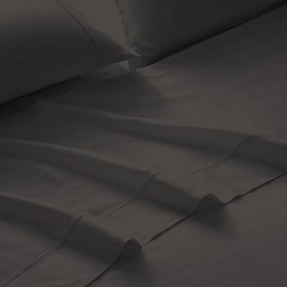 Royal Comfort 1500 Thread Count Cotton Rich Sheet Set 4 Piece Ultra Soft Bedding - King - Dusk Grey-Home &amp; Garden &gt; Bedding-PEROZ Accessories