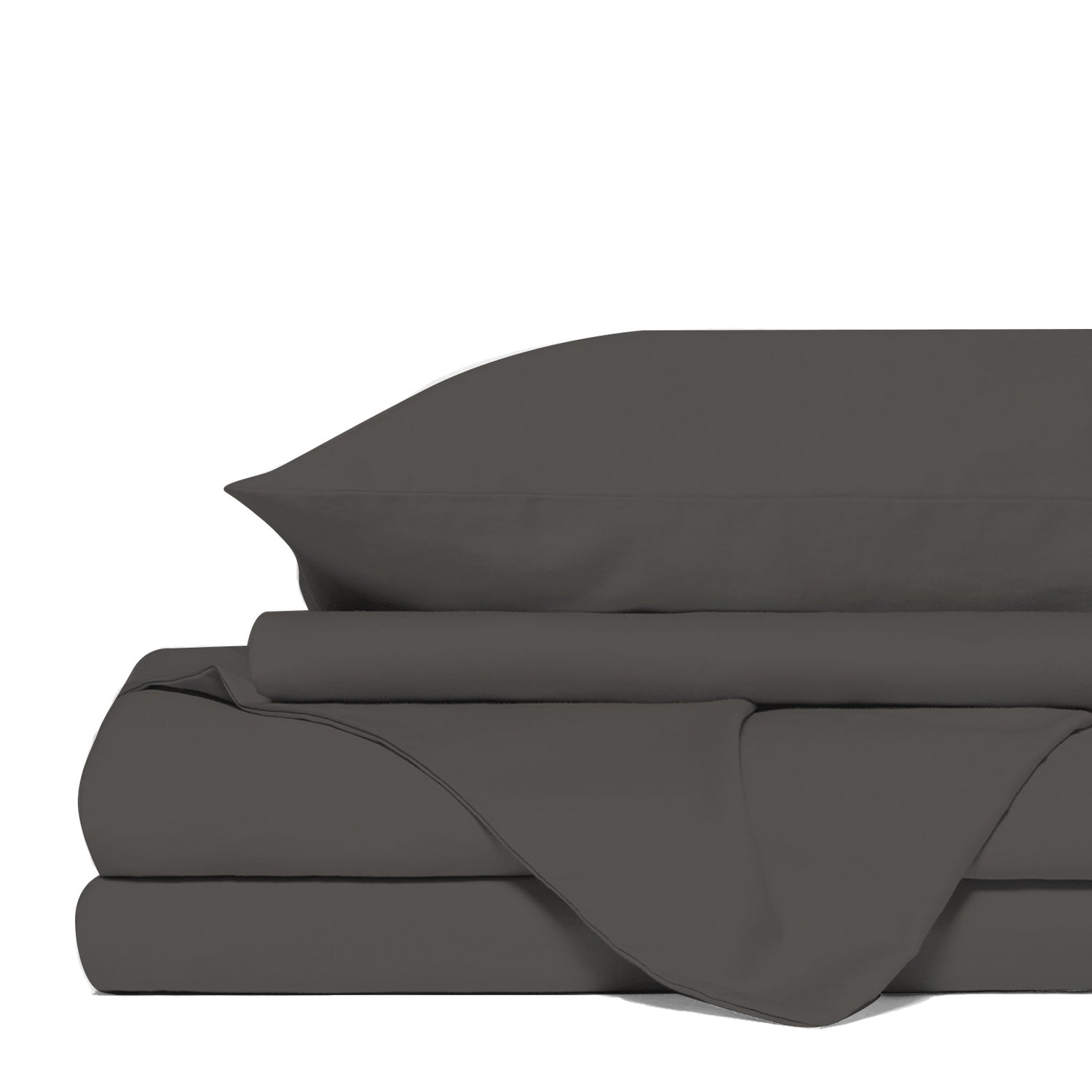 Royal Comfort 1500 Thread Count Cotton Rich Sheet Set 4 Piece Ultra Soft Bedding - King - Dusk Grey-Home &amp; Garden &gt; Bedding-PEROZ Accessories