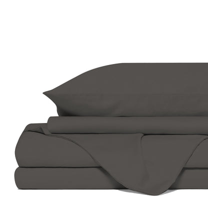 Royal Comfort 1500 Thread Count Cotton Rich Sheet Set 4 Piece Ultra Soft Bedding - King - Dusk Grey-Home &amp; Garden &gt; Bedding-PEROZ Accessories