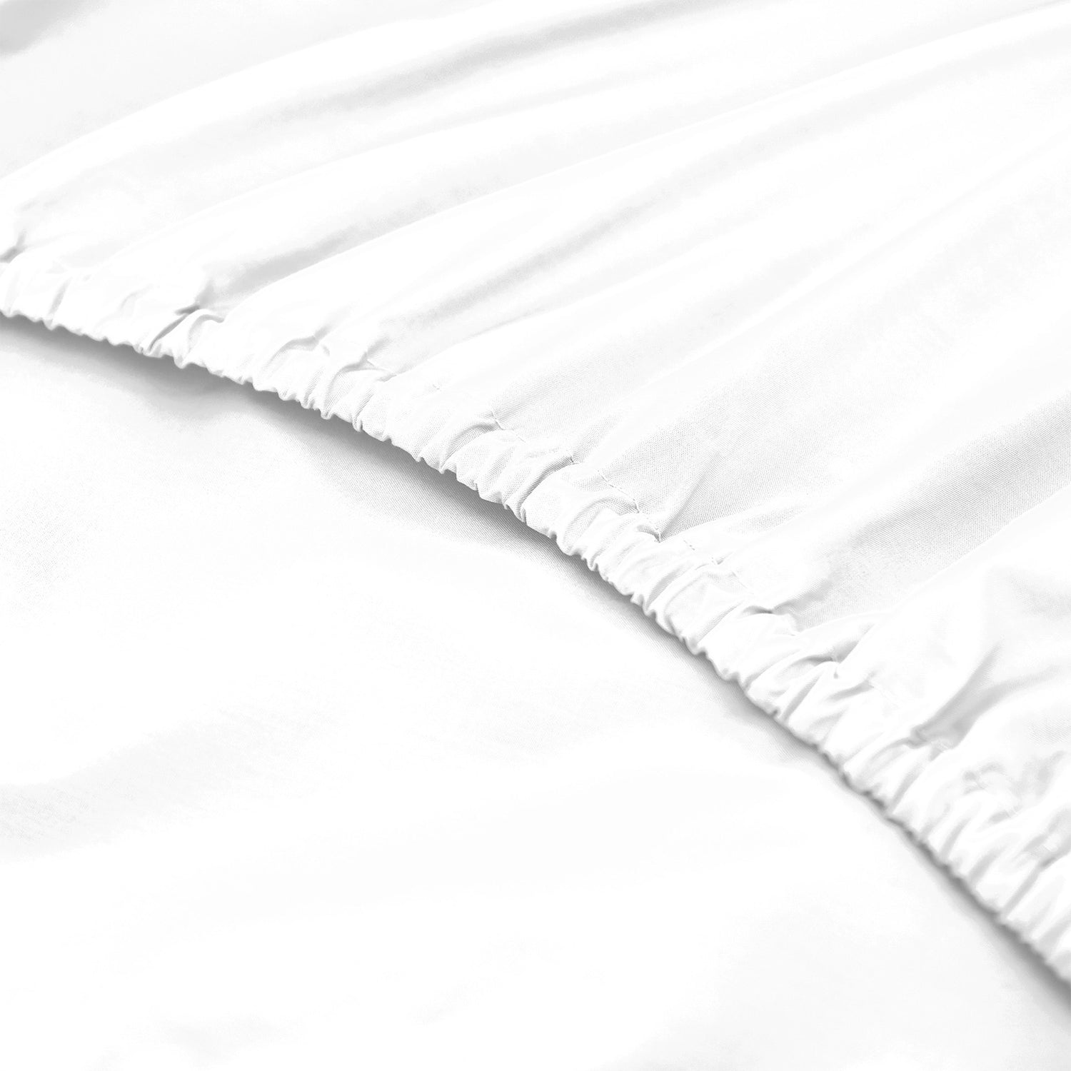 Royal Comfort 1500 Thread Count Cotton Rich Sheet Set 3 Piece Ultra Soft Bedding - Double - White-Home &amp; Garden &gt; Bedding-PEROZ Accessories