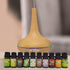 Milano Aroma Diffuser Set With 13 Pack Diffuser Oils Humidifier Aromatherapy - Light Wood-Aroma Diffusers & Humidifiers-PEROZ Accessories