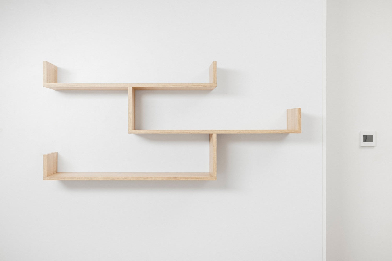 ZURICH MULTI LEVEL SHELF KIT (OAK)-Furniture &gt; Living Room-PEROZ Accessories
