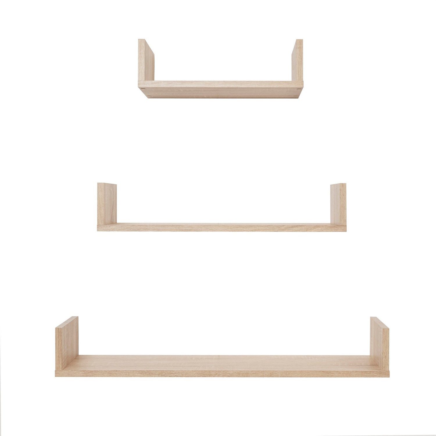 OSLO THREE PIECE SHELF KIT (OAK)-Furniture &gt; Living Room-PEROZ Accessories