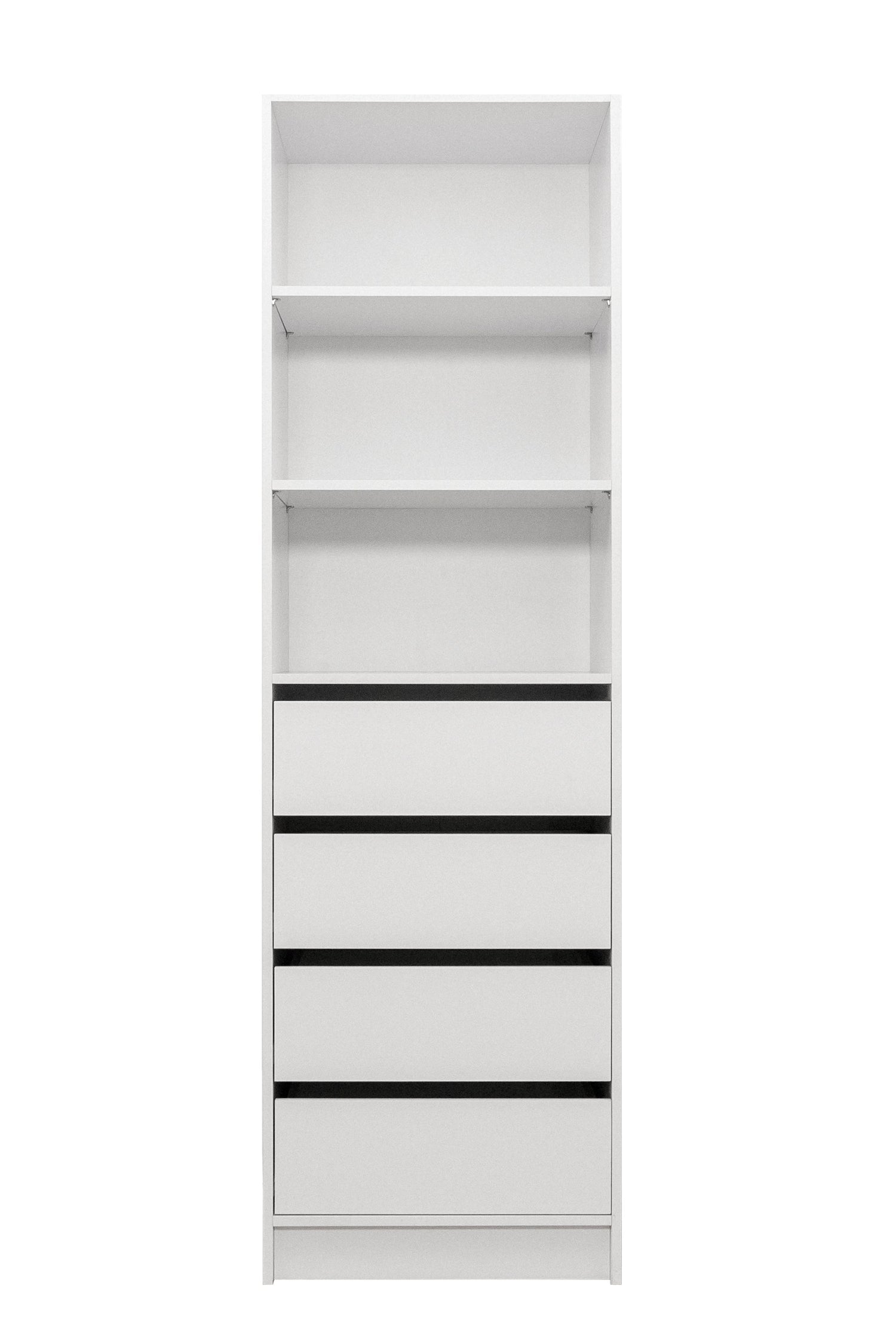 MALMO THREE SHELF/FOUR DRAWER WALK IN WARDROBE - CLASSIC-Furniture &gt; Living Room-PEROZ Accessories