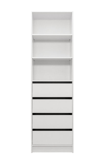MALMO THREE SHELF/FOUR DRAWER WALK IN WARDROBE - CLASSIC-Furniture &gt; Living Room-PEROZ Accessories