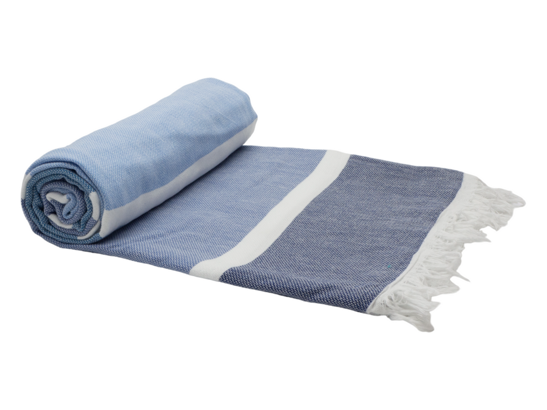 SORRENTO TURKISH COTTON TOWEL - SKY-Outdoor &gt; Picnic-PEROZ Accessories