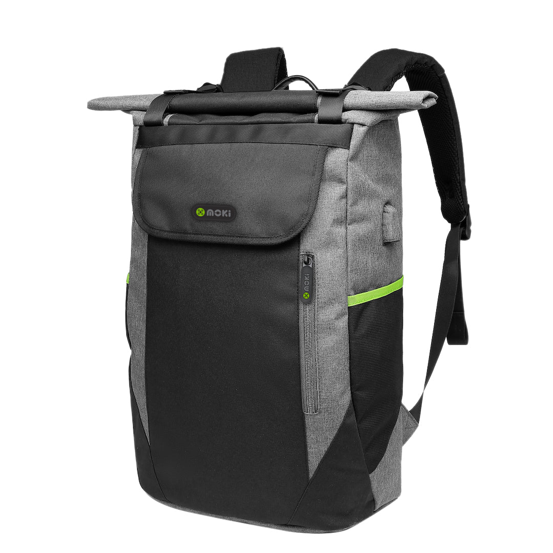MOKI Odyssey Roll-up Backpack - Fits up to 15.6&quot; Laptop-Backpacks-PEROZ Accessories