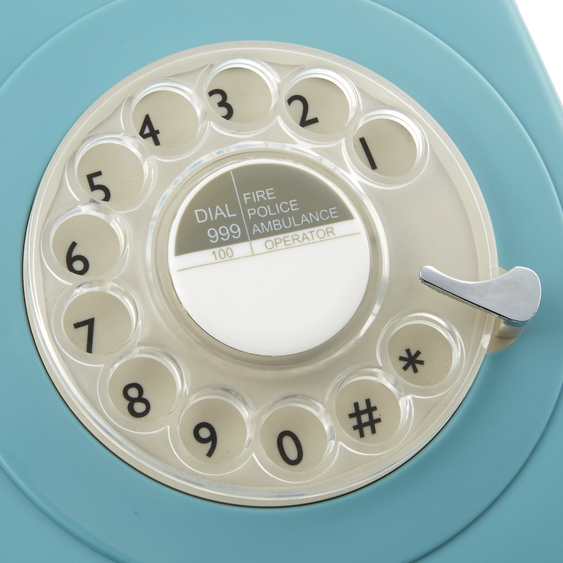 GPO RETRO GPO 746 ROTARY TELEPHONE - BLUE-Home &amp; Garden &gt; Home Office Accessories-PEROZ Accessories