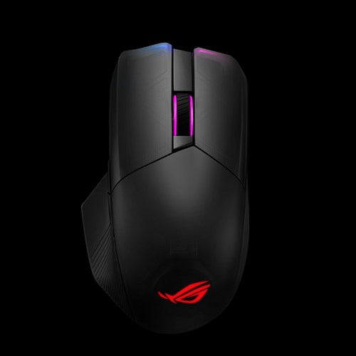ASUS ROG CHAKRAM P704 Gaming Mouse Wireless Qi Charging16000dpi Tri-Mode Connectivity 2.4GHz/Bluetooth Wired Aura Sync Lighting-Electronics &gt; Computer Accessories-PEROZ Accessories