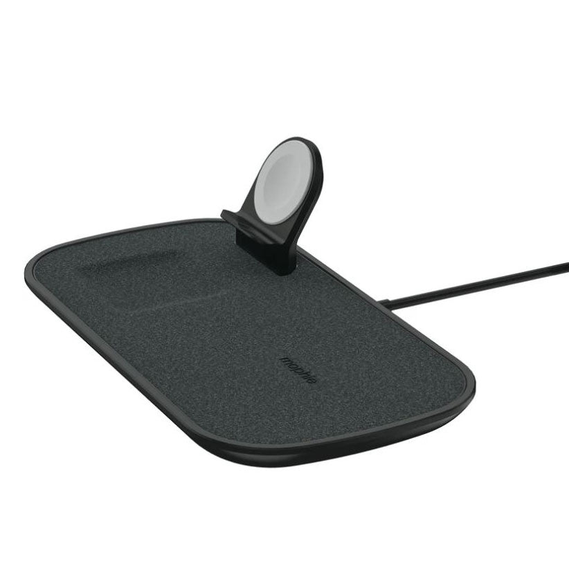 GENERIC 3-in-1 Wireless Charging Case Pad Black - With Qi Technology, 7.5W Fast Wireless Charging, A dedicated spot for your iPhone, AirPods and Apple-Chargers-PEROZ Accessories