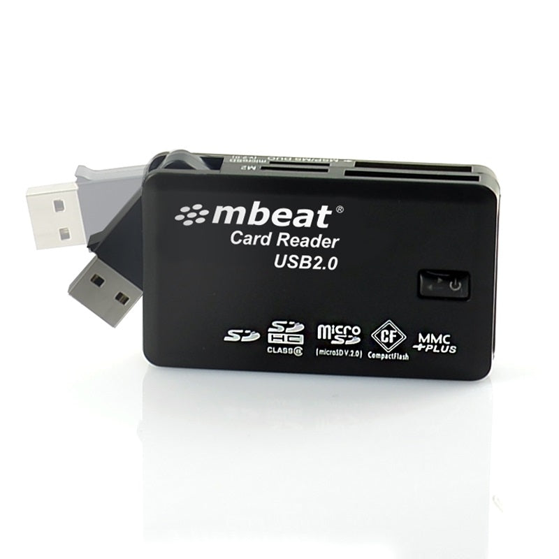 MBEAT USB 20 All In One Card Reader - Supports SD/SDHC/CF/MS/XD/MicroSD /MicroSD HC / SONY M2 without adaptor-Electronics &gt; Back Up &amp; Storage-PEROZ Accessories