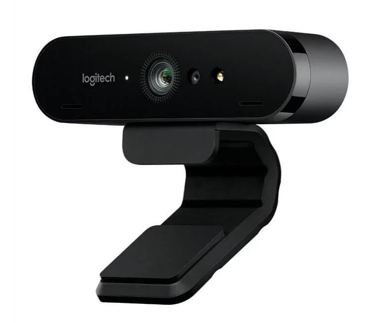 Logitech BRIO 4K Ultra HD Webcam HDR RightLight3 5xHD Zoom Auto Focus Infrared Sensor Video Conferencing Streaming Recording Windows Hello Security-Electronics &gt; Computer Accessories-PEROZ Accessories