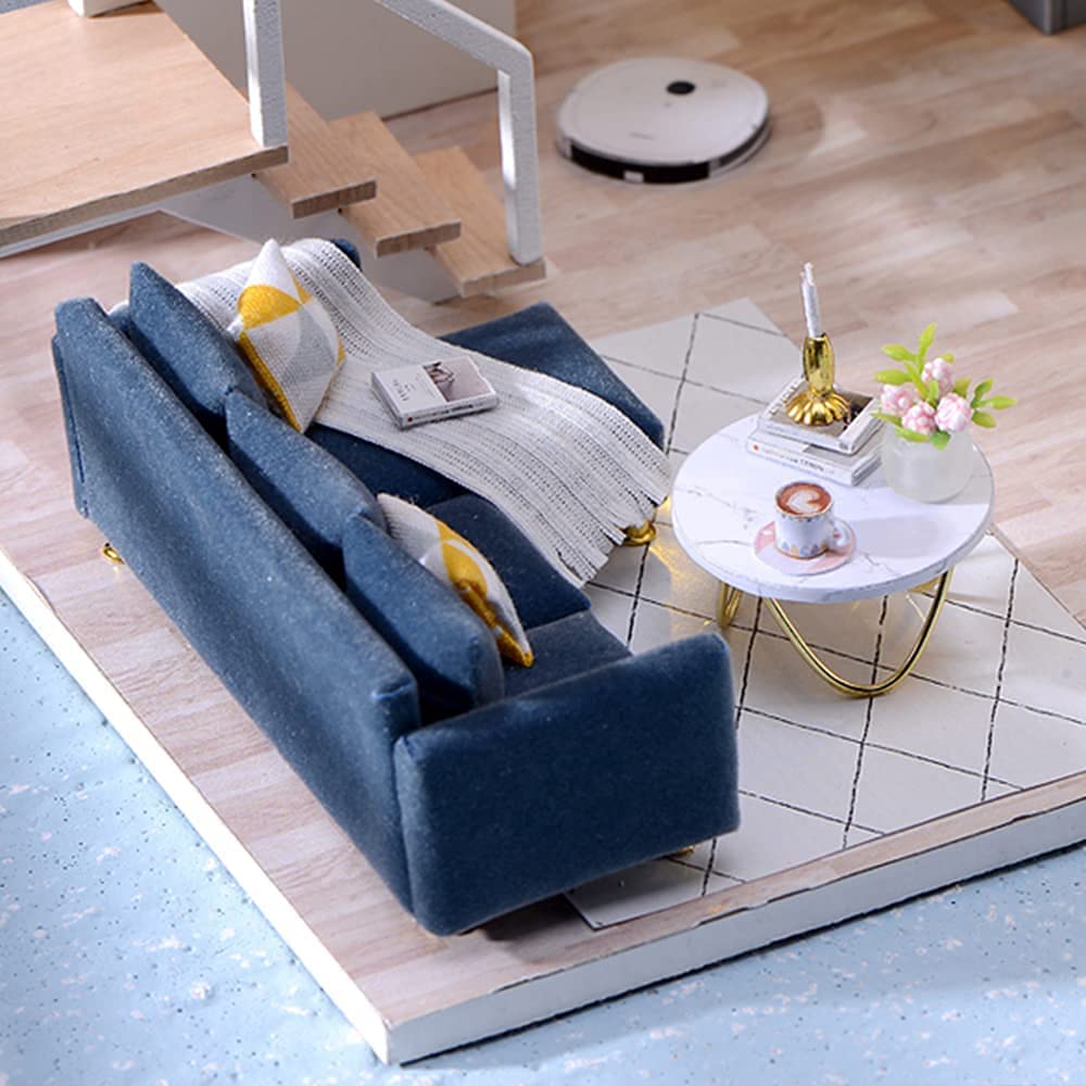 Dollhouse Miniature with Furniture Kit Plus Dust Proof and Music Movement - Cozy time-Gift &amp; Novelty &gt; Fashion-PEROZ Accessories