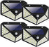 100 Waterproof LED Solar Fairy Light Outdoor with 8 Lighting Modes for Home,Garden and Decoration (4 pack)-Home & Garden > Garden Lights-PEROZ Accessories