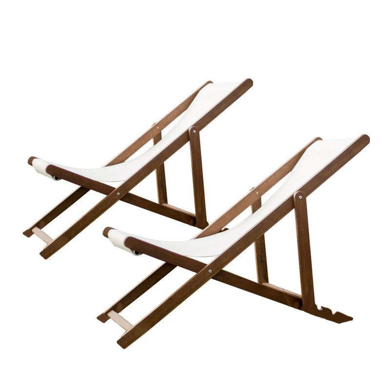 Set of 2 maculata beach chairs-Furniture &gt; Bar Stools &amp; Chairs-PEROZ Accessories