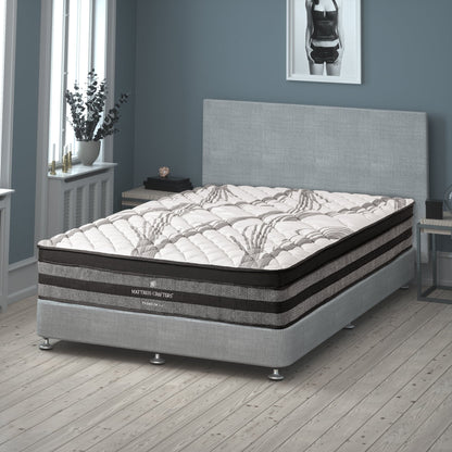 2.1 Premium King Single Mattress 7 Zone Pocket Spring Memory Foam-Furniture &gt; Mattresses-PEROZ Accessories