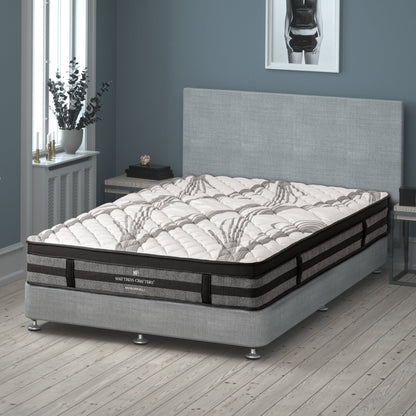 2.3 Excellence King Single Mattress 7 Zone Pocket Spring Memory Foam-Furniture &gt; Mattresses-PEROZ Accessories