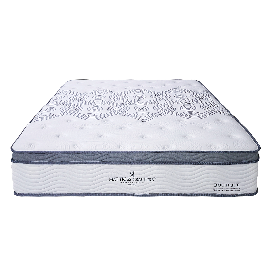 Boutique Queen Mattress 7 zone Pocket Spring Memory Foam-Furniture &gt; Mattresses-PEROZ Accessories