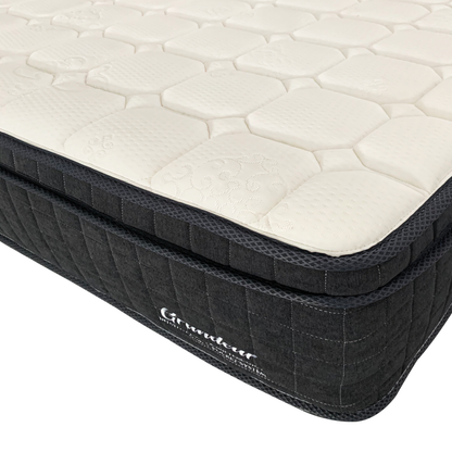 Grandeur King Mattress Latex Foam 7 Zone Pocket Spring-Furniture &gt; Mattresses-PEROZ Accessories