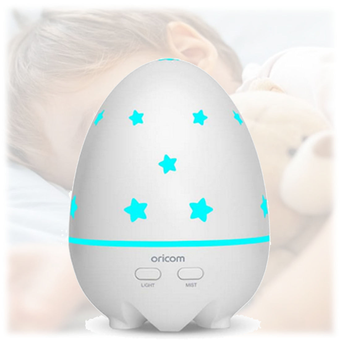 Oricom Aroma Diffuser Humidifier & Night Light Baby Kids Room AD50-Appliances > Aroma Diffusers & Humidifiers-PEROZ Accessories