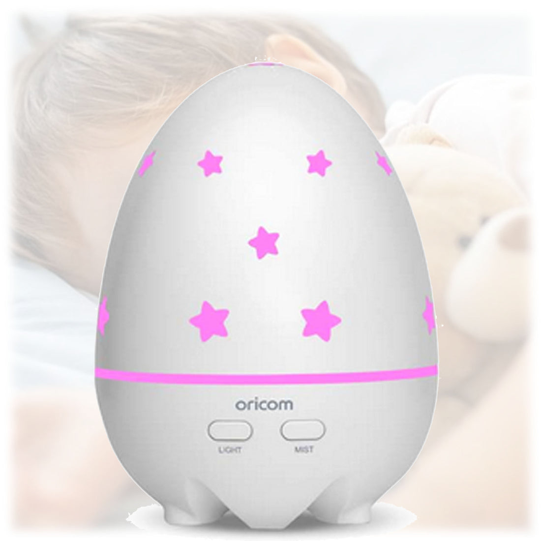 Oricom Aroma Diffuser Humidifier & Night Light Baby Kids Room AD50-Appliances > Aroma Diffusers & Humidifiers-PEROZ Accessories