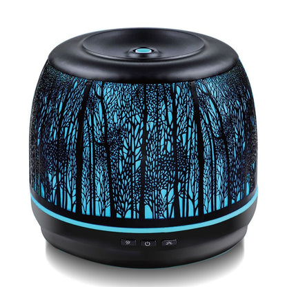 activiva 500ml Metal Essential Oil and Aroma Diffuser-Black-Appliances &gt; Aroma Diffusers &amp; Humidifiers-PEROZ Accessories