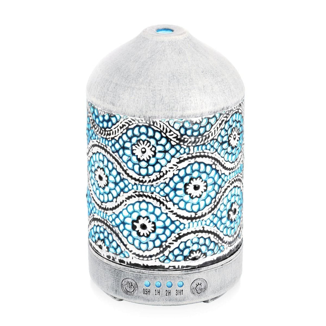 activiva 100ml Metal Essential Oil and Aroma Diffuser-Vintage White-Appliances > Aroma Diffusers & Humidifiers-PEROZ Accessories